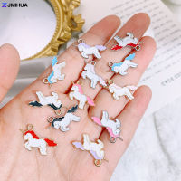 15pcs Cute Mini Enamel Unicorn Charms For Jewelry Making Findings DIY Handmade Earrings Bracelets Crafts Supplies Accessories DIY accessories and othe