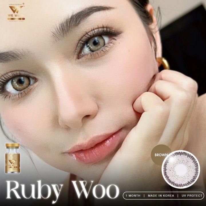 คอนแทคเลนส์-ww-ruby-woo-สายตาปกติ-สายตาสั้น