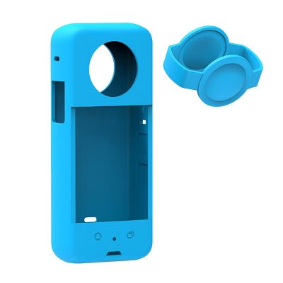 Silicone Case for Insta 360 X3 Panoramic Action Camera Dustproof Silicone Protective Case Anti-Drop Case