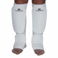 Cotton Boxing shin guards MMA instep protectors foot protection TKD kickboxing pad Muaythai Training Leg support protectors