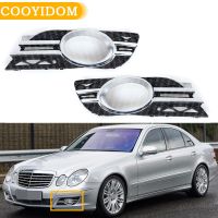 Newprodectscoming Car Front Fog Light Grill Cover Trim For Mercedes Benz E-CLASS W211 2007-2009 2118850822 2118850922 A2118851174 A2118851274