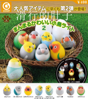 SHINE-G ญี่ปุ่น gashapon รูปน่ารัก Kawaii Light BIRD Parrot Figurine อะนิเมะ gachapon แคปซูลของเล่นของขวัญ Desktop Decor