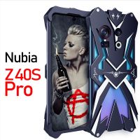 ZIMON เคสสำหรับ ZTE โลหะ Nubia Z40S Pro เคสโทรศัพท์ป้องกันอะลูมินัมอัลลอย Nubia Z40S Pro แบบแข็งฝาหลังเคสใส่โทรศัพท์กันกระแทกกันตก