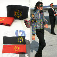 หายากคอสเพลย์ MJ Michael Jackson CTE Anti War เย็บปักถักร้อย Armband Brassard ของขวัญปาร์ตี้ฮาโลวีนเพื่อสันติภาพในปี 1980-m0pi