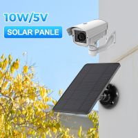 คุณภาพสูง Camera power Charger Sun for Panel 10W Cells Solar Hiking 5V Wires Home Doorbell Solar Panel Charging Leads Waterproof Outdoor Expansion Adapters