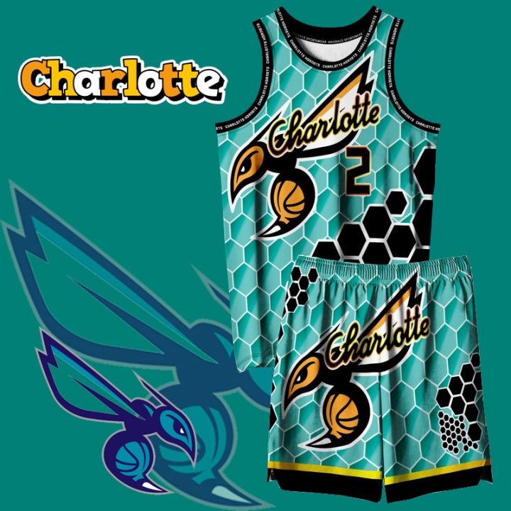 CHARLOTTTE HORNETS FULL SUBLIMATION HG CONCEPT JERSEYFREE CUSTOMIZE OF NAME  AND NUMBER