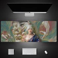 Mouse Pad Oversize Hem Japanese Style Ukiyoe Ancient Cool Student Laptop Table Mat Custom