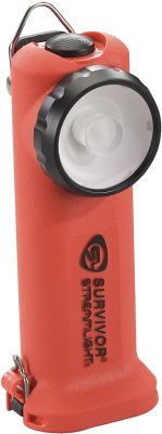 Streamlight 90540 Survivor 175 Lumen LED Right Angle Flashlight, Alkaline Model, Orange Orange Alkaline Model Flashlight