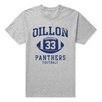 ผู้ชายเสื้อยืดที่มีคุณภาพสูงคืนวันศุกร์ dillon panthers riggins ซ้าย33 camisetas ผ้า panthers