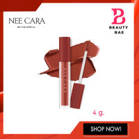 NEE CARA VELVET MATTE LIP GLAZE NA1961 นีคาร่า ลิป ลิปสติก ลิปแมท เวลเวท แมท ลิปกันน้ำ เนื้อกำมะหยี่