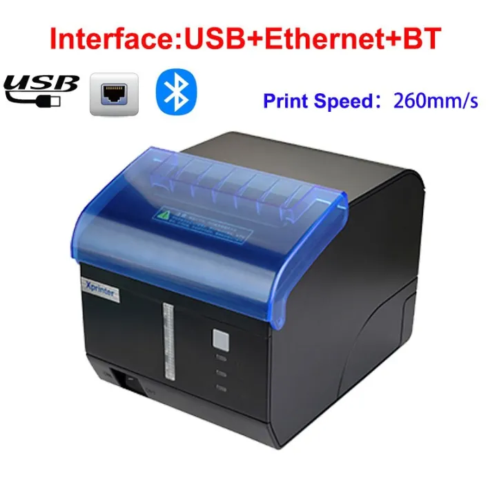 80มม-ใบเสร็จ-ใบเสร็จ-ใบเสร็จ-เครื่องพิมพ์-usb-ในครัว-อีเธอร์เน็ต-wifi-bluetooth-xprinter-c260m-แฟลชไฟ-led-มิลลิเมตร-วินาทีและบี๊บใหญ่