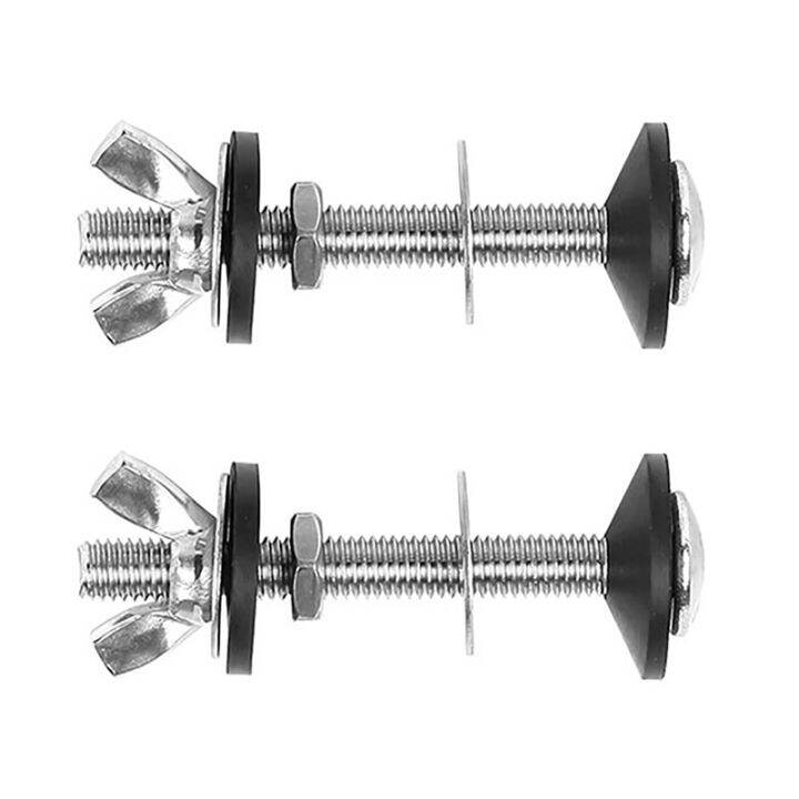 2 Pack Toilet Tank to Bowl Bolt Kits Cistern Bolts Kit,Stainless Steel