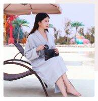 Solid Hotel Robe Cotton Robes Toweling Terry Robe Lovers Men And Women Robe Bathrobe Soft Sleeprobe Female Casual Homewear