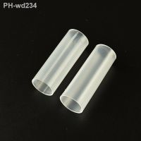 New 2 Pcs White 6 cm Battery Holder Storage Box Plastic 18650 Battery Tube For Flashlight Torch Lamp Light