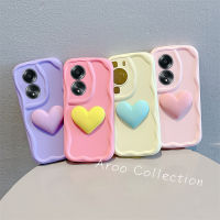 เคสโทรศัพท์ OPPO A38 A58 A78 NFC A98 A17 A17k เคส Phone Case OPPO Reno8 T 4G 5G มาการองสีสันสดใส3D เคสปกป้องเลนส์หัวใจซิลิโคนนิ่มฝาครอบด้านหลัง2023