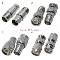 2pcs/lot Q9 BNC To TNC Male Plug&amp;Female Jack Straight Connector TNC To BNC Male Female Coaxial RF Adapter Brass Nickel Plated Watering Systems Garden