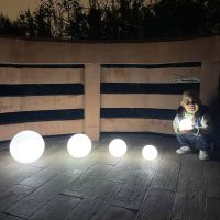 Rechargeable LED Glowing Ball Light for Kid Adult, RGB Color Changing Globe Night Light with Remote,Great for Garden Party Decor