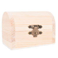 LIANGZHOU ไม้วินเทจ Treasure chest wood เครื่องประดับกล่องเก็บของ