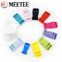 Meetee 100ชิ้นมิลลิเมตรพลาสติกที่วางจำหน่ายหัวเข็มขัดสีตะขอคลิปความปลอดภัยปลอกคอสัตว์เลี้ยงออกกระเป๋าเป้สะพายหลังเข็มขัดกระเป๋าอุปกรณ์เสริม