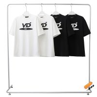 High Version VUJADE 006 KENIJIMA niche DVD disc round neck short sleeve letter vibe wind T-shirt