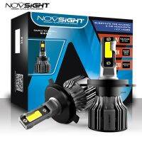 [TYEE Automotive Products] Novsight ไฟหน้ารถมอเตอร์ไซค์แบบ LED รถ H4ขนาดเล็ก12V 72W 10000lm 6000K ไฟสีขาว X2รถฟรานเวล