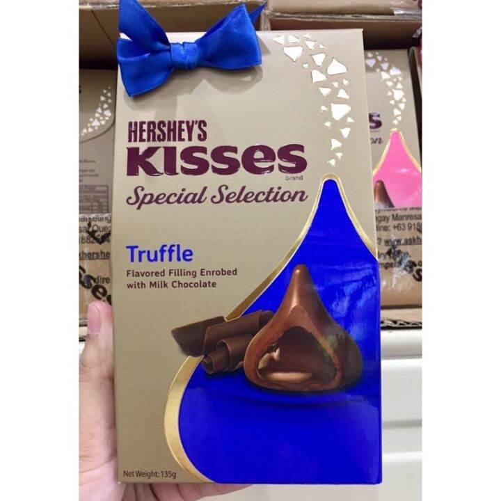Hershey's Kisses Truffle/Strawberry Filled Milk Chocolate 135g Lazada PH