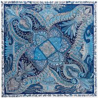 130cm Bohemia Winter Brand Scarf Women 100 Twill Silk Square Scarves Paisley Hijab Scarf Foulard Shawl Pashmina Bandana