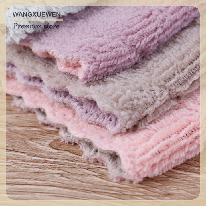 cod-ผ้าเช็ดจานไมโครไฟเบอร์ล้างจานสำหรับห้องครัวสี่เหลี่ยมผ้าเช็ดทำความสะอาดผ้าเช็ดจานผ้าขี้ริ้วเช็ด