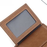 CarrKen 2021 new Men Wallet Purse Money Bag Fashion PU Soft Leather Male Mini Wallet Card Holder Hasp Coin Pocket Slim Purse Wallet Men