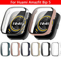 เคสป้องกันสำหรับ Huami Amazfit Bip 5กระจกเทมเปอร์นาฬิกากรอบป้องกันสำหรับ Amazfit Bip5อุปกรณ์เสริมกันชน