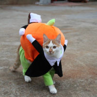 Funny Pet Cat Dog Costumes Dog Apparel Clothes For Christmas Halloween Cosplay Move Pumpkin Costume Jacket Cloak Dog Accessories