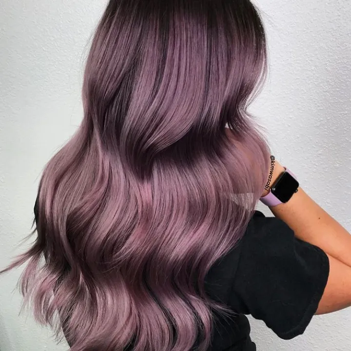 Dusty Lavender Fashion Hair Coloring  Lilac Purple Hair Color  (Bleaching required) | Lazada PH