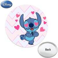 Disney Kawaii Baby Lilo &amp; Stitch One Side Photo Mini Pocket Mirror Compact Portable Makeup Travel Purse Mirrors For Kids Mirrors