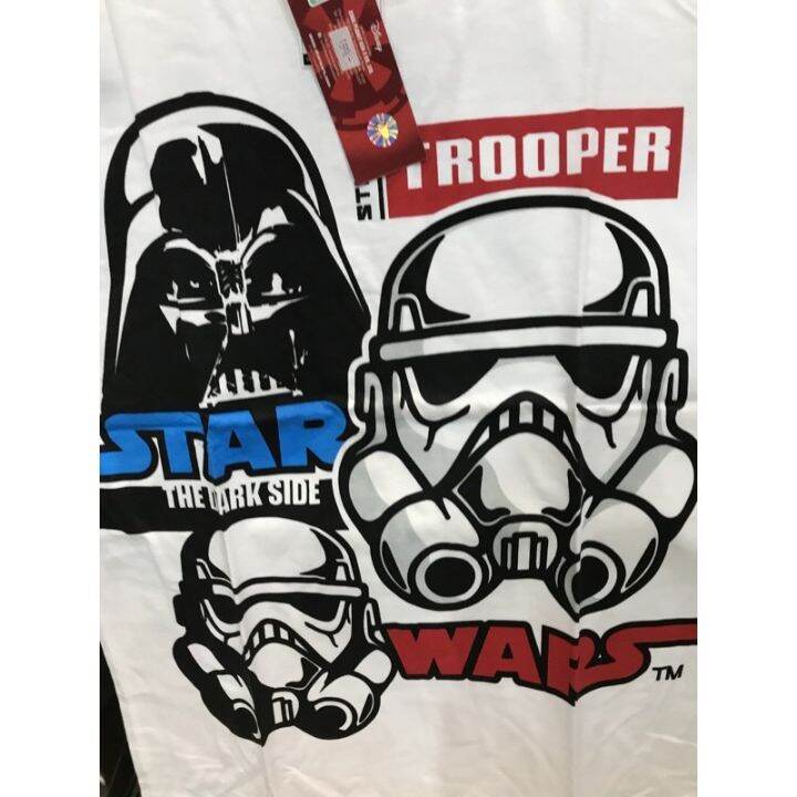 เสื้อยืดการ์ตูนลิขสิทธิ์-ลาย-star-wars-ไซส์-f-ขนาดอก-36-38-นิ้วs-5xl