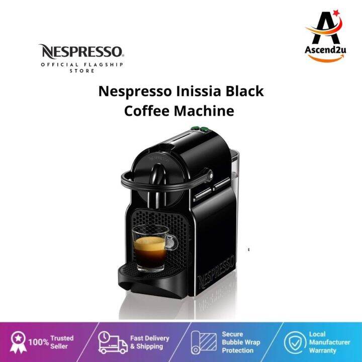 [NESPRESSO MY] Nespresso Inissia Black Coffee Machine Espresso