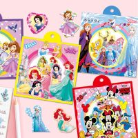 ۩ 1Bag/28Pcs Disney Princess Sticker Set Pixar Car Mickey Minnie Mouse Sofia Frozen Scrapbook Luggage Stickers