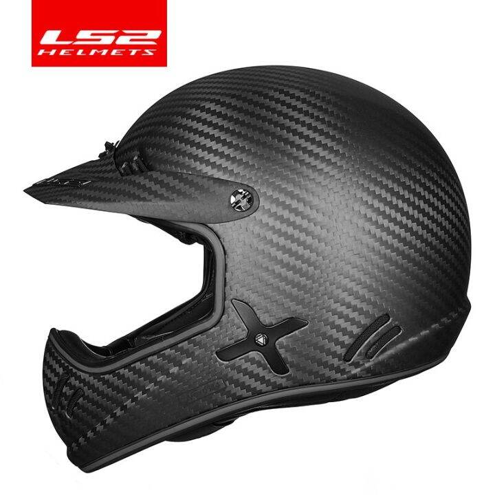 LS2 XTRA Motorcross Helmet Ls2 Mx471 OffRoad Carbon Fiber Helmets Lazada