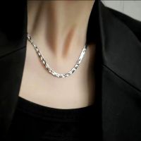 Original 925 sterling silver woven snake bone necklace womens necklace 2023 new summer collarbone chain light luxury niche design accessories