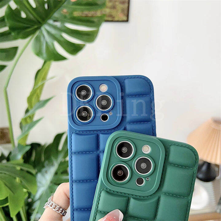 ปลอกอ่อนซิลิโคนลายตะแกรงสำหรับ-realme-c53เลนส์กันกระแทกปกป้องกล้องเคสโทรศัพท์-realme-c51-c53-c53nfc-c33-c30s-c30-c31เคส-c25y-realmec51