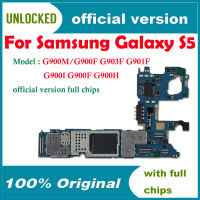 EU Version for Samsung Galaxy S5 G900F Motherboard with Chips,Original Unlocked for Samsung S5 G900I G900F G900H Mainboard