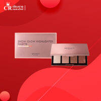 Browit BY NONGCHAT ไฮไลท์หน้า ผิวโกลว์ ฉ่ำวาว 4 เฉดสีในตลับ (4 กรัม x 4 สี)