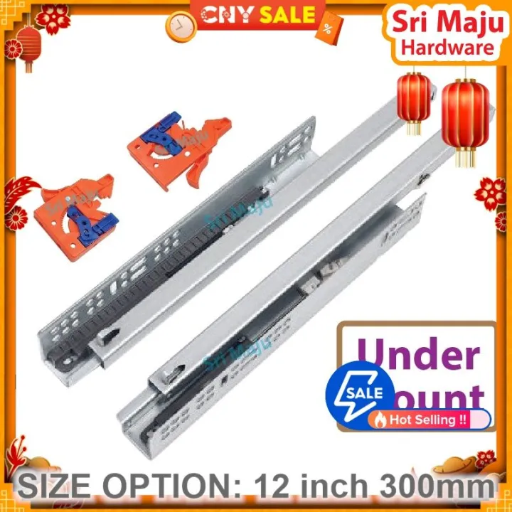 Maju Under Mount Quality Heavy Duty Soft Close Full Extension Drawer ...