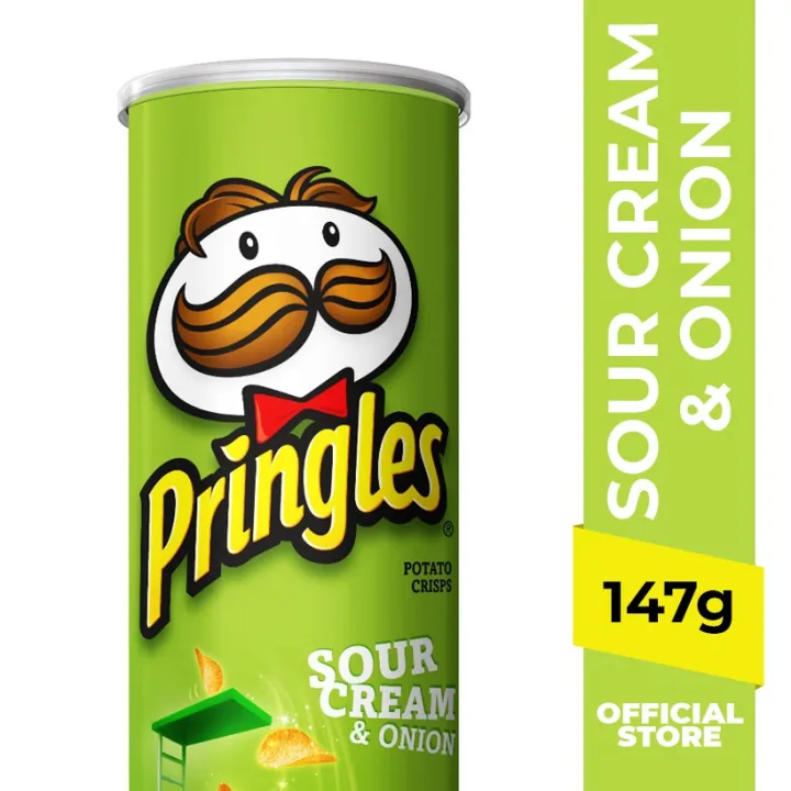 Pringles Snack Sour Cream & Onion 147g | Lazada PH