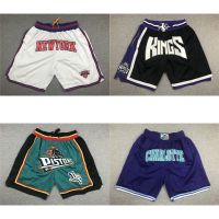 Pocket Nba 2022 Casual NEW Basketball With Color Matching Embroidery Mesh Justin Pants Y727