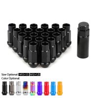 20PCS  Steel Multicolor JDM Car Modification Wheel Nuts Lug Nuts Bolts M12x1.5 M12x12.5 For Mitsubishi Acura Infiniti Nails  Screws Fasteners