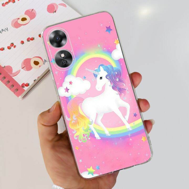 สำหรับ-oppo-a17-a17k-เคสซิลิโคนนิ่มเคสพิมพ์ลาย-tpu-สีสันสดใสสำหรับ-oppo-ที่-a17เคสใส่โทรศัพท์17-k