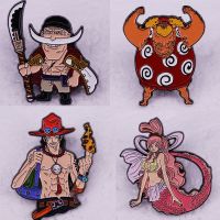 One Piece Enamel Pin Anime Lapel Pins for Backpacks Cute Things Brooches Manga Badges on Backpack Brooch for Clothes Jewelry