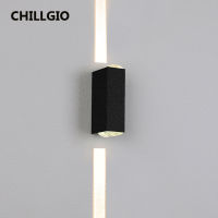 CHILLIGO Outdoor Wall Led Lamps Waterproof COB Garden Yard Spotlight Washer Lighting Home Porch Up And Down Indoor Light Modern