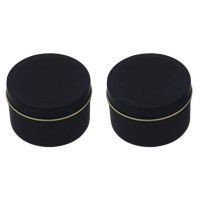 12Pcs Candle Container Round Tin Can 6.5 x 4.5cm Retro Candle Box with Lid,for Travel Storage Camping Candle Making