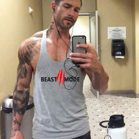 （Ready Stock)? Spring And Summer Sports Vest Mens Muscle I-Shaped Waistcoat Basketball Training Sleeveless T-Shirt Trendy Mens Loose Fitness Clothes ZV